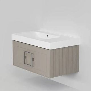 Тумба под раковину La Fenice Cubo FNC-01-CUB-C-80 бежевая 80 см